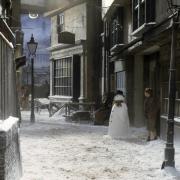 In the 1999 TV adaptation of A Christmas Carol with Patrick Stewart as Ebenezer Scrooge, a snowman has appeared, something usually thwarted these days by a lack of the white stuff. Photo: moviestillsdb.com