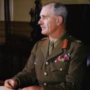 Archibald Wavell pictured at his desk when Viceroy of India, 1943.  Credit: Wikimedia