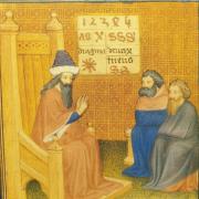 'Adelard of Bath in the process of teaching' Credit StarTigerJLN