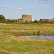 The Martello tower at Shingle Street which was used at a coastguard home at one time. Photo: Jayne Lindill