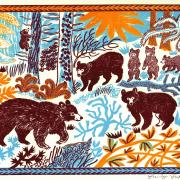 Bears in the Forest by Emily Sutton
