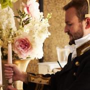 Toby adds finishing touches to a wedding decor in BBC Two's Ultimate Wedding Planner. Photo: BBCS Production,Kieron McCarron