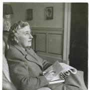 Agatha would plan her novels in secondhand exercise books and jotters. Photo: Mathew Prichard and the Christie Archive Trust