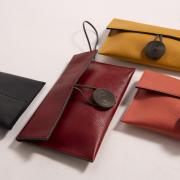 Handbags made completely from leather with no metal components Photo Eva Kecseti