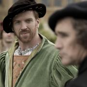 Damian Lewis as King Henry VIII (left) and Mark Rylance as Thomas Cromwell in Wolf Hall: The Mirror and the Light