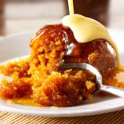 Sticky toffee pudding is a popular choice for those who don't like dried fruit