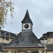 The clock tower in Woolgate, Witney (c) Tracy Spiers