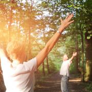 Forest bathing has proved popular with participants on Mind's Nature Connect programme.