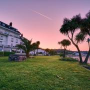 The hotel is perfectly located for a spot of sunset-watching. Photo: St Brelade's Bay Hotel