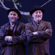 Tweedy (Alan Digweed) as Estragon and Jeremy Stockwell as Vladimir, in the Everyman Theatre's production of Waiting For Godot, by Samuel Beckett, directed by Paul Milton, 2019. Photo: Andrew Higgins/Thousand Word Media