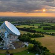 'The observatory and science park, set amid rural farmsteads, has added a frisson of science fiction to the Cheshire countryside'.
