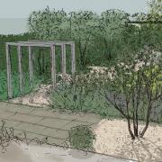 A sketch of plans for a garden in Holt.