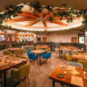 The stunning Eight at Gazegill restaurant, an oak structure inspired by the fact that there are eight festivals to a pagan year.