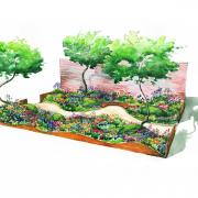 The design for the Panathlon Joy garden by Penelope Walker.