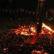 Fire walk with Lakeland Wellbeing