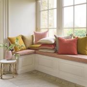 Cosy up on a window seat, with Linwood cushions