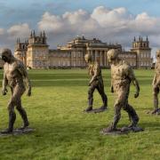 Laurence Edwards’ Walking Men sculptures at Blenheim Palace