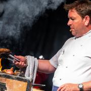 James Martin will be one of the chefs at this year's Yorkshire Dales Food and Drink Festival.