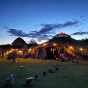 Is this Dorset's most magical venue? The Earthouse at night.