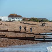 Breakwaters and dog-walkers.