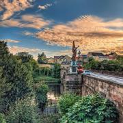 Looking towards Wetherby Bridge.