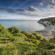 A stunning stretch of the coastpath between Ladram Bay and Seaton