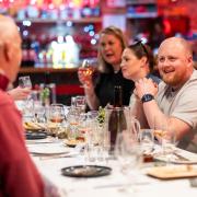 Chris Beatty - Director of Hayward's Farm Shop and Butchers (supplied the chicken for the event), Sam Henderson, Mags Murray (Cook for Life), Lily (Wine and drinks expert).