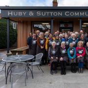 Huby & Sutton shop volunteers.