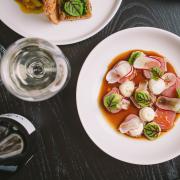 The menu is based on local, seasonal ingredients.