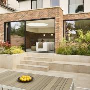 A single-storey brick double extension with bi-fold doors onto the garden for a seamless indoor-outdoor flow.