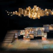 The set design for Daphne by Laura McEwen