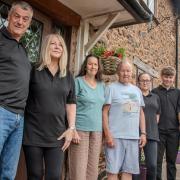 Rose and Crown in Tiverton - Paul Chappell, Jennie Chappell, Ann Hancock, mark Stimpson, Vicky Macpherson, Tommy Withers, John Macpherson