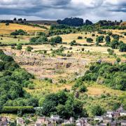 Panoramic view of Wirksworth.