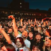 An audience at The Piece Hall