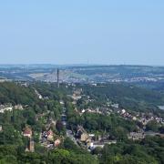 Looking across to Wainhouse Tower, Halifax