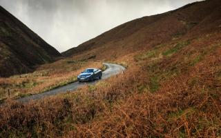 Designer Patrick Grant drives through the beautiful countryside in the Forest of Bowland