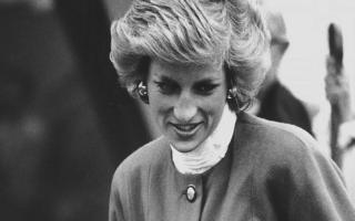 Princess Diana visits Riddlesworth Hall in Norfolk in April 1989