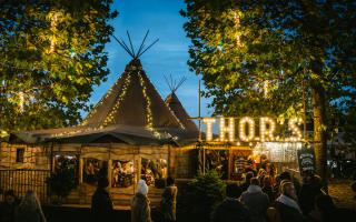Artist impression of Thor's Tipi at York's Museum Gardens for 2023