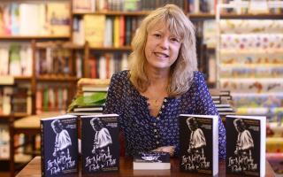 Jenny Boyd at a book signing at Ceres Bookshop in Swaffham.