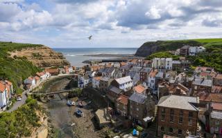 The characterful village of Staithes was a pull for 'en plein air'  artists.