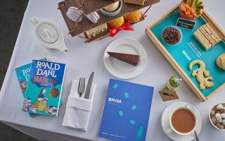 The Matilda-themed afternoon tea is perfect for adults and children alike