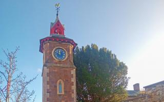 The iconic clock tower was built in 1897
