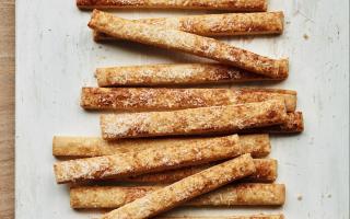 Mary Berry's Somerset cheddar cheese straws