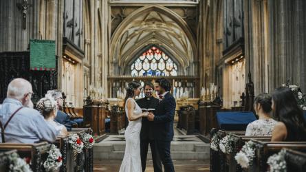 25 uplifting hymns for your religious wedding ceremony