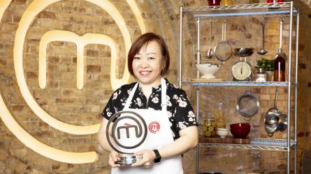 I’m still on a complete high… I’ve not come down
yet!’ says Chariya after winning this year’s MasterChef Image: Shine TV/BBC