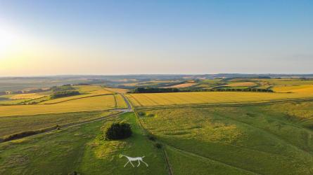 Hackpen White Horse on Hackpen Hill, Wiltshire. Photo: Getty Images
