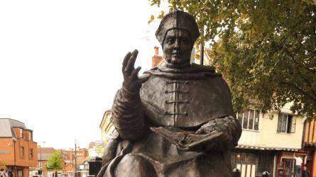 Wolsey's statue in Ipswich: Photo: Sarah Lucy Brown