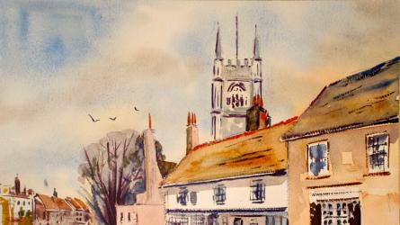 High Street: Included in many of John Constable’s masterpieces, St. Marys Church looks over Dedham’s High Street