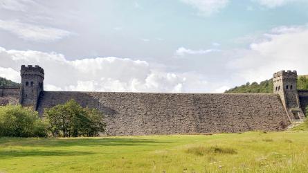 The dam wall of Derwent Reservoir Photo: Mike Smith