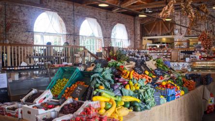 The Goods Shed brings together a farmers' market, food hall and restaurant CREDIT The Goods Shed Butchery CREDIT Sally Gurteen
